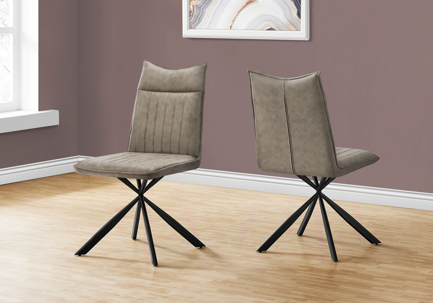 Dining Chair, Side, Upholstered For Dining Room, Modern 8th Street