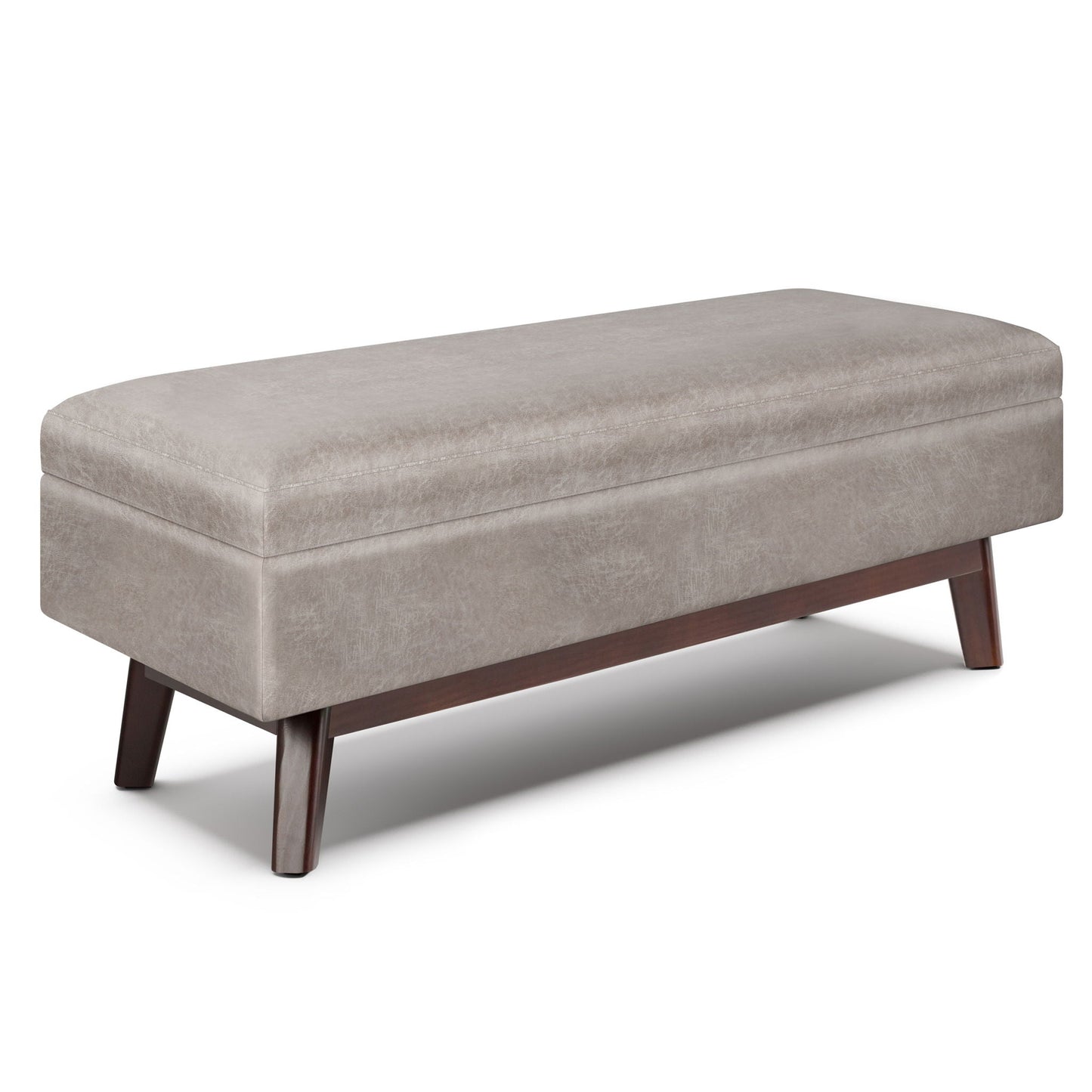 Owen - Upholstered Rectangular Storage Ottoman Simpli-Home