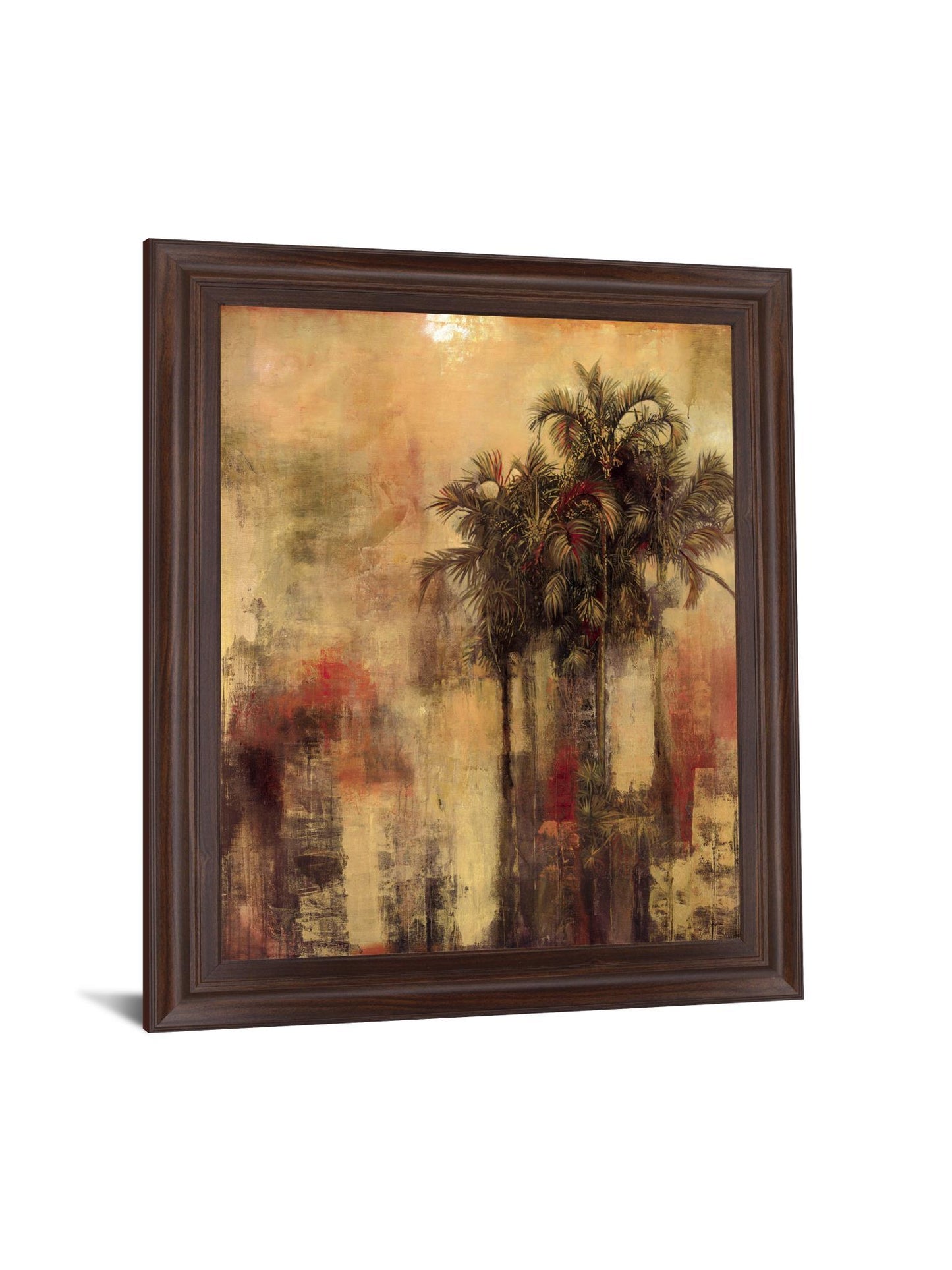 Sunlit Palm Whisper - 28" x 34" Framed Wall Art Classy Art