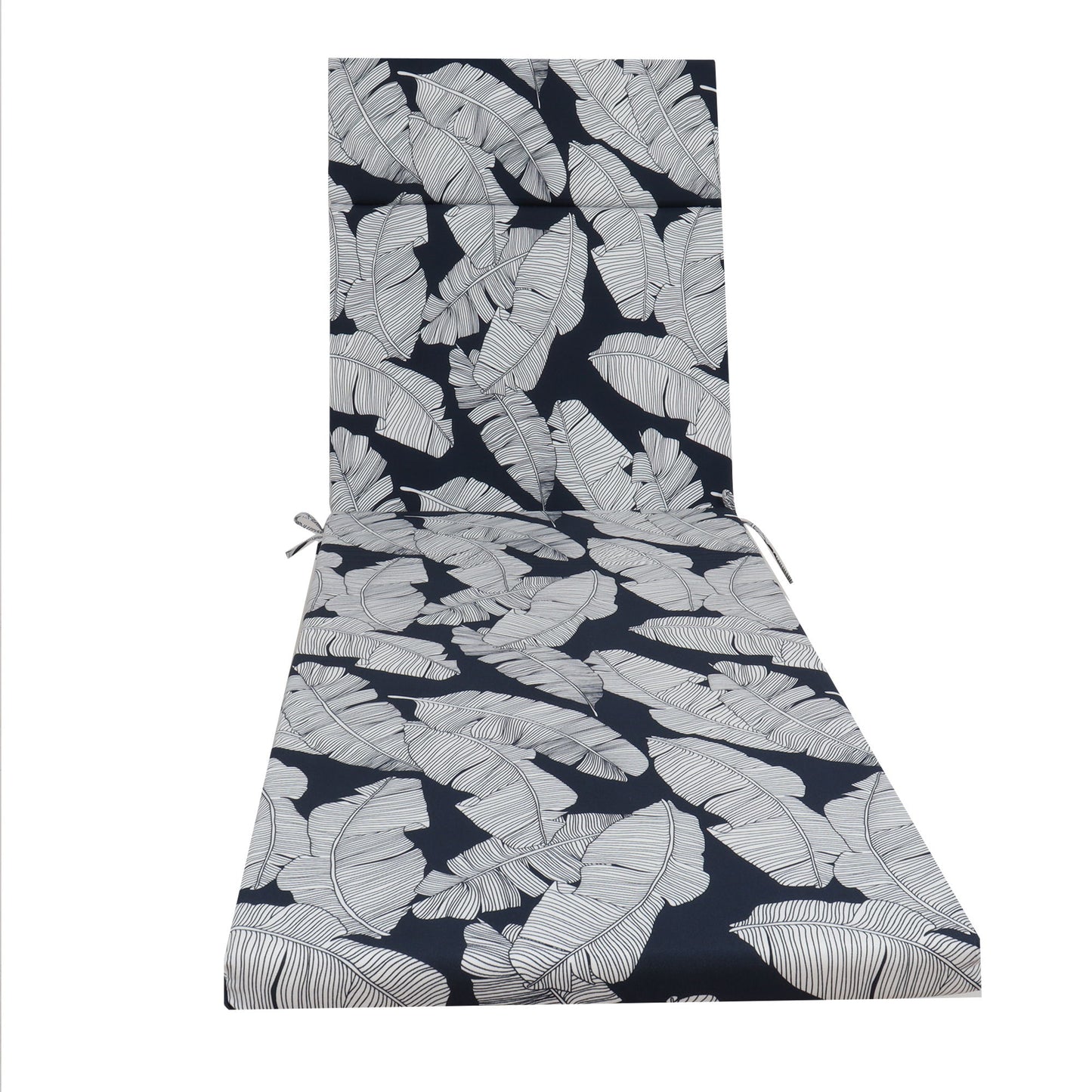 2 Piece Chaise Lounge Chair Cushion Set With Ties Home Essentials