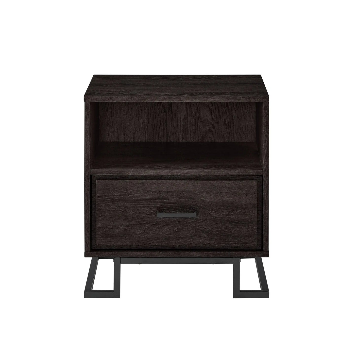 1 Drawer Nightstand - Charcoal Walker Edison