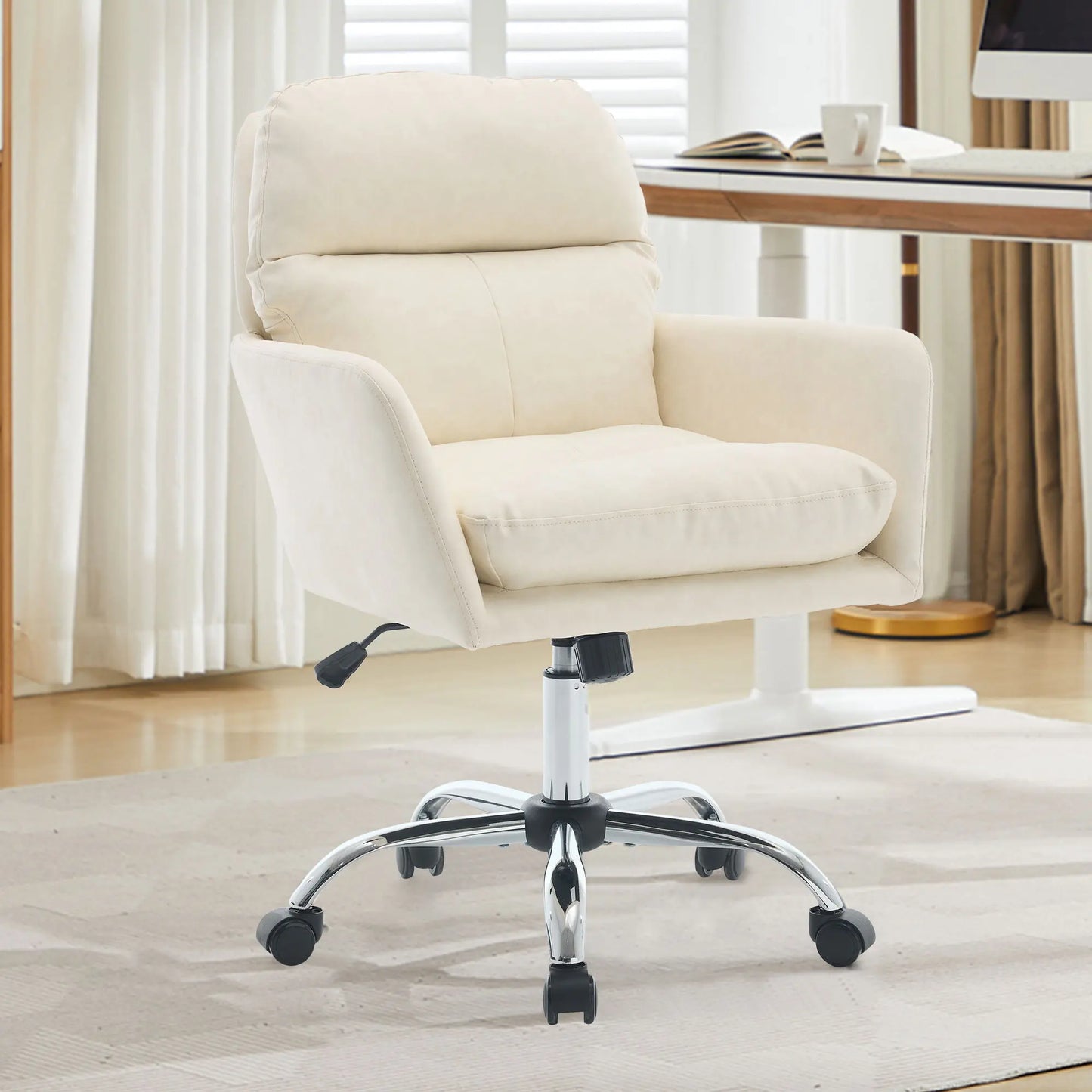 Office Chair With Adjustable Height, Ergonomic Design Home Essentials