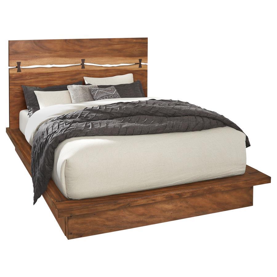 Winslow - Wood Panel Bed CoasterElevations