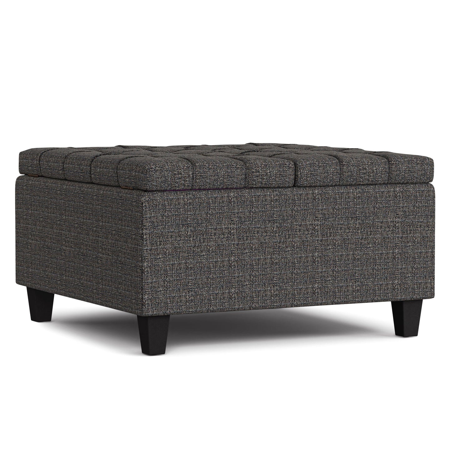 Harrison - Upholstered Coffee Table Storage Ottoman Simpli-Home