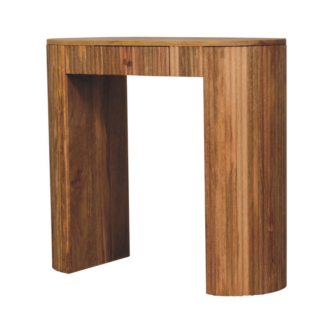 Soba - Straight Console Table - Oak Artisan Furniture