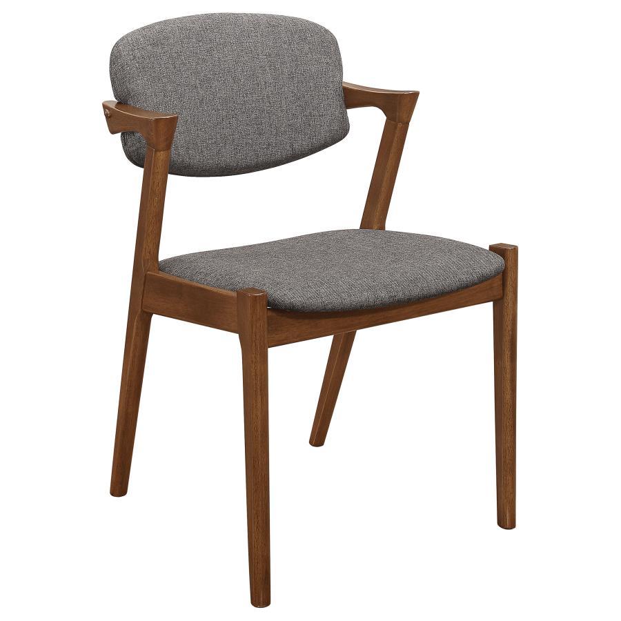 Malone - Padded Wood Dining Arm Chair (Set of 2) - Dark Walnut CoasterEssence