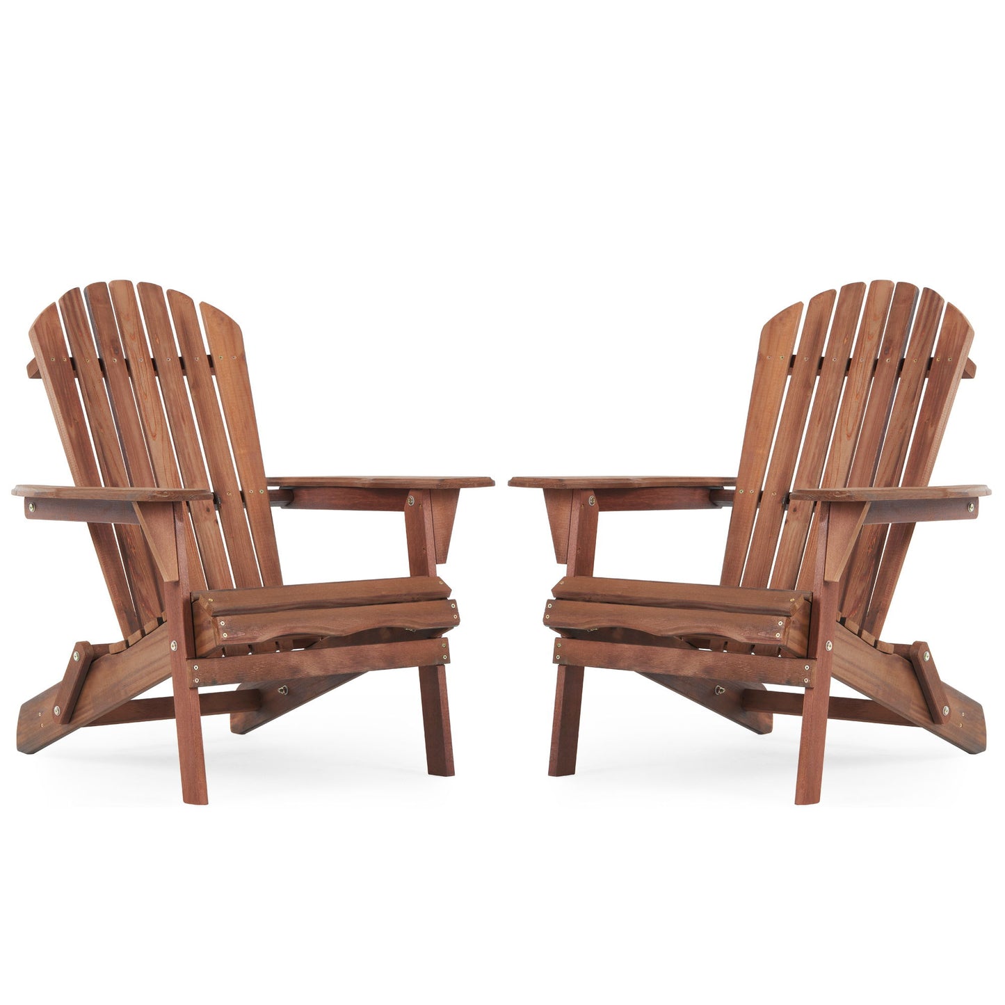 Lounge Patio Chair For Garden Outdoor Wooden Folding Adirondack Chair (Set of 2) Solid Cedar Wood Lounge Patio Chair For Garden Home Essentials