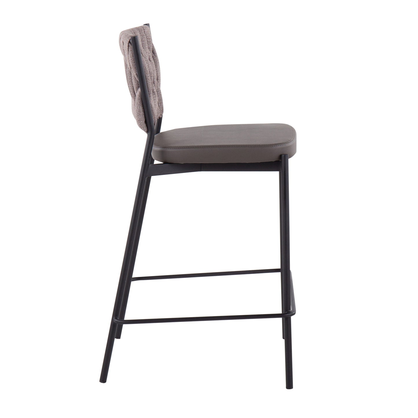 Tania - Braided Contemporary Counter Stool (Set of 2) Lumi Source