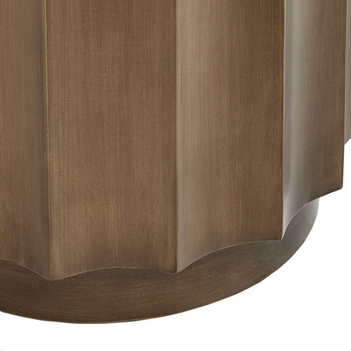 Valentina - Accent Table With Scalloped Edge Design - Bronze JLA