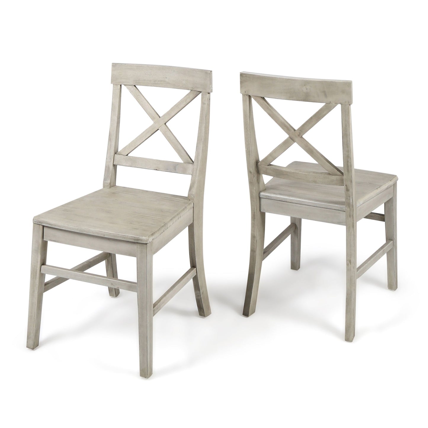 Plethora - Dining Chair With X Shaped Back (Set of 2) Noble House