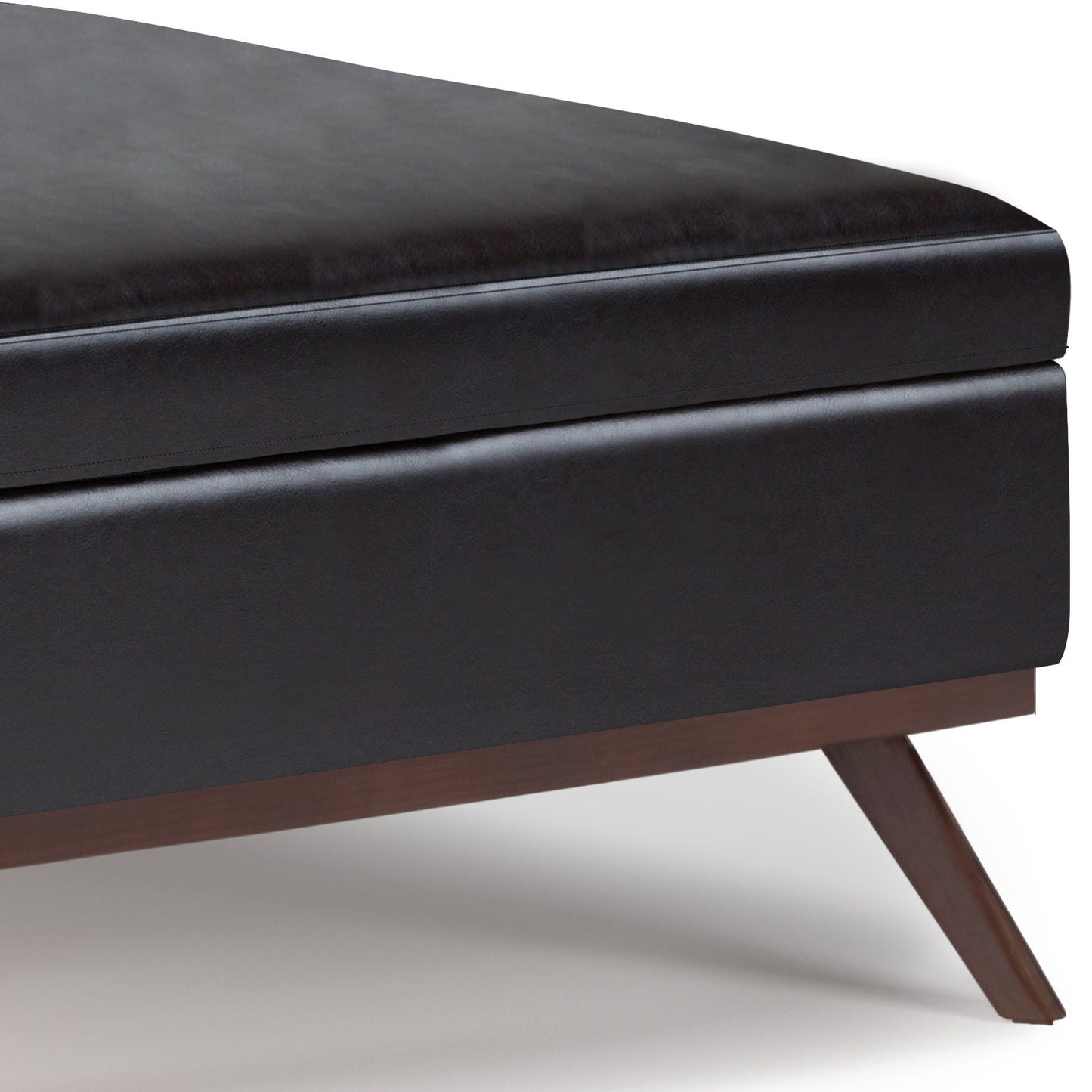 Owen - Multifunctional Square Coffee Table Storage Ottoman Simpli-Home