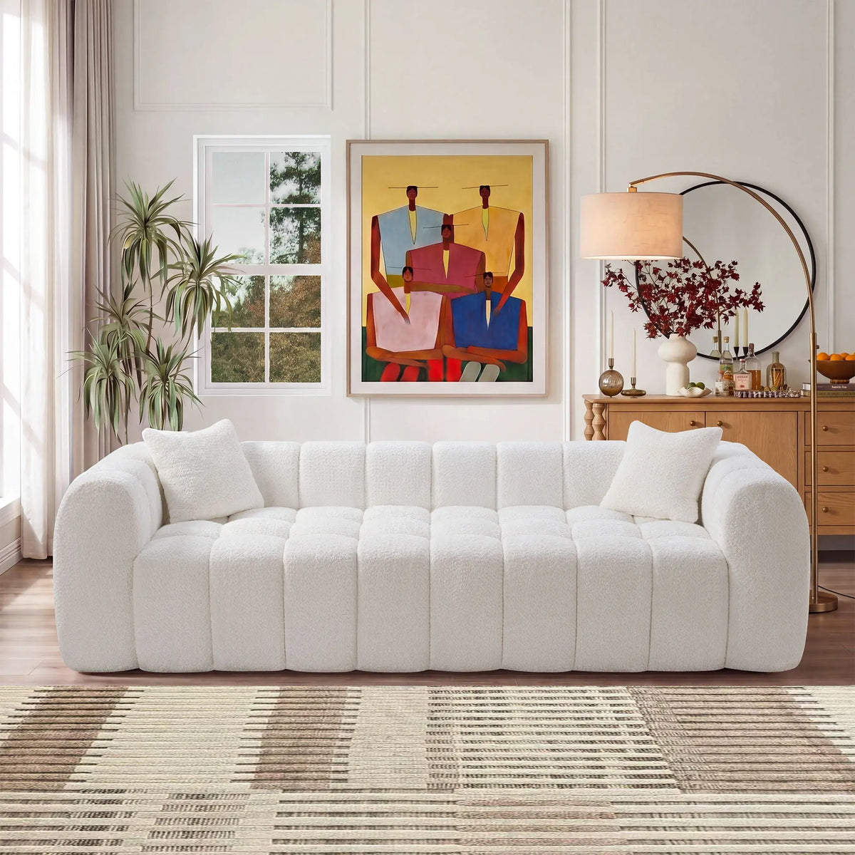 Marshmallow Cloud Compressed Sofa Oversized With 2 Cushions Home Essentials