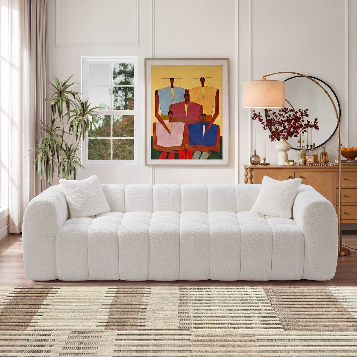 Marshmallow Cloud Compressed Sofa Oversized With 2 Cushions Home Essentials