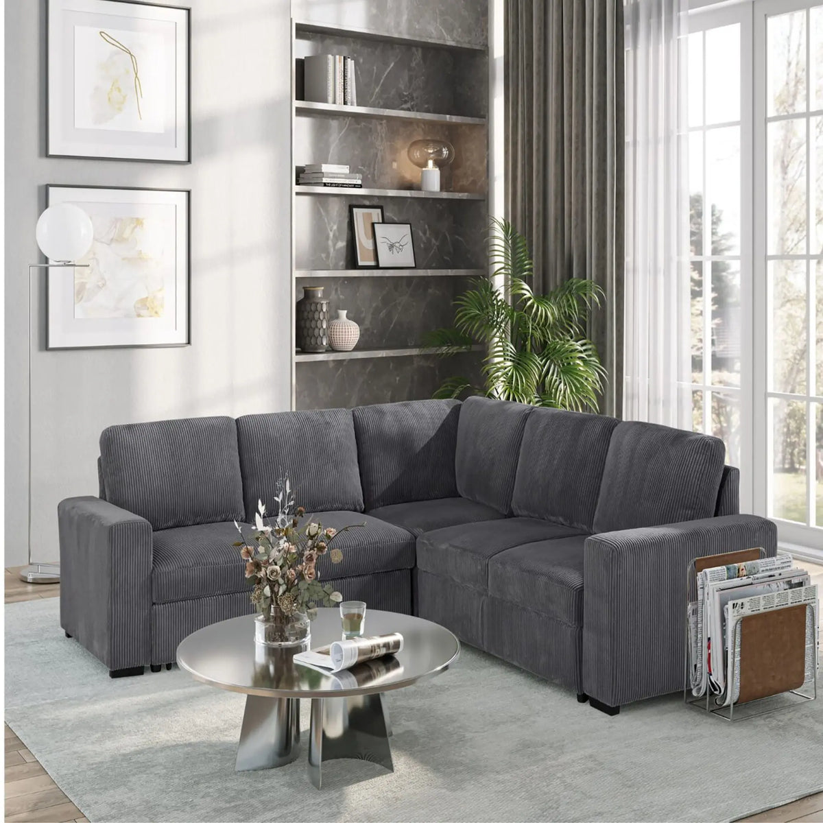 Melody - Sectional Sofa With Plush Cushioning Global Furniture USA