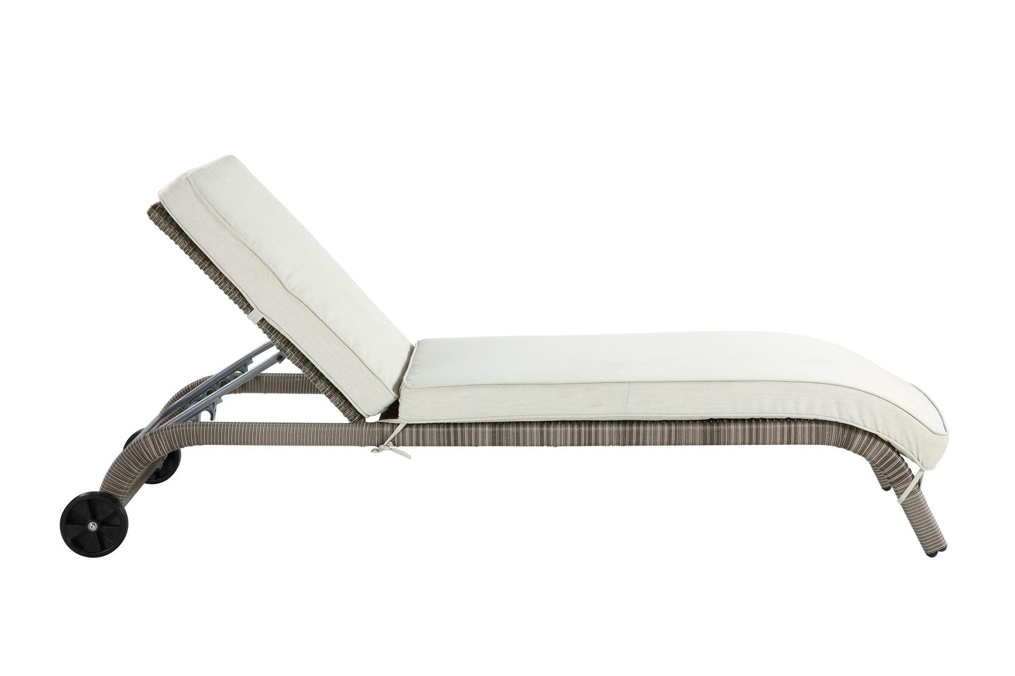 Salena - Patio Sun Lounge - Beige / Gray Acme