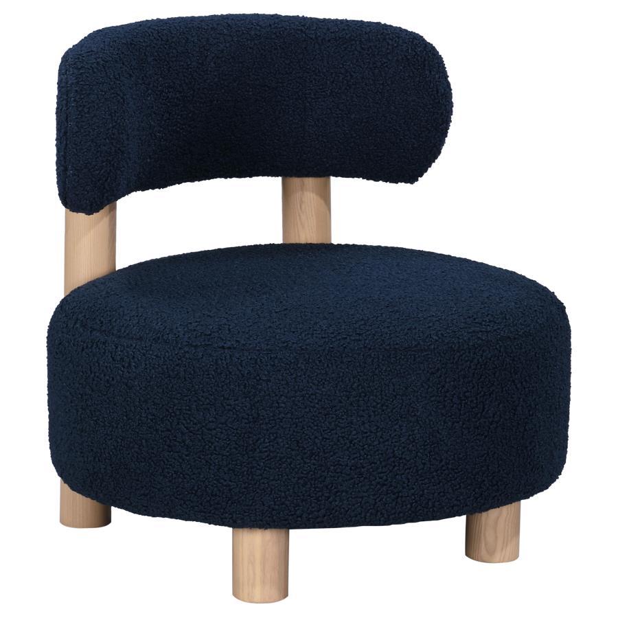 Zonie - Boucle Upholstered Barrel Back Accent Chair CoasterEveryday