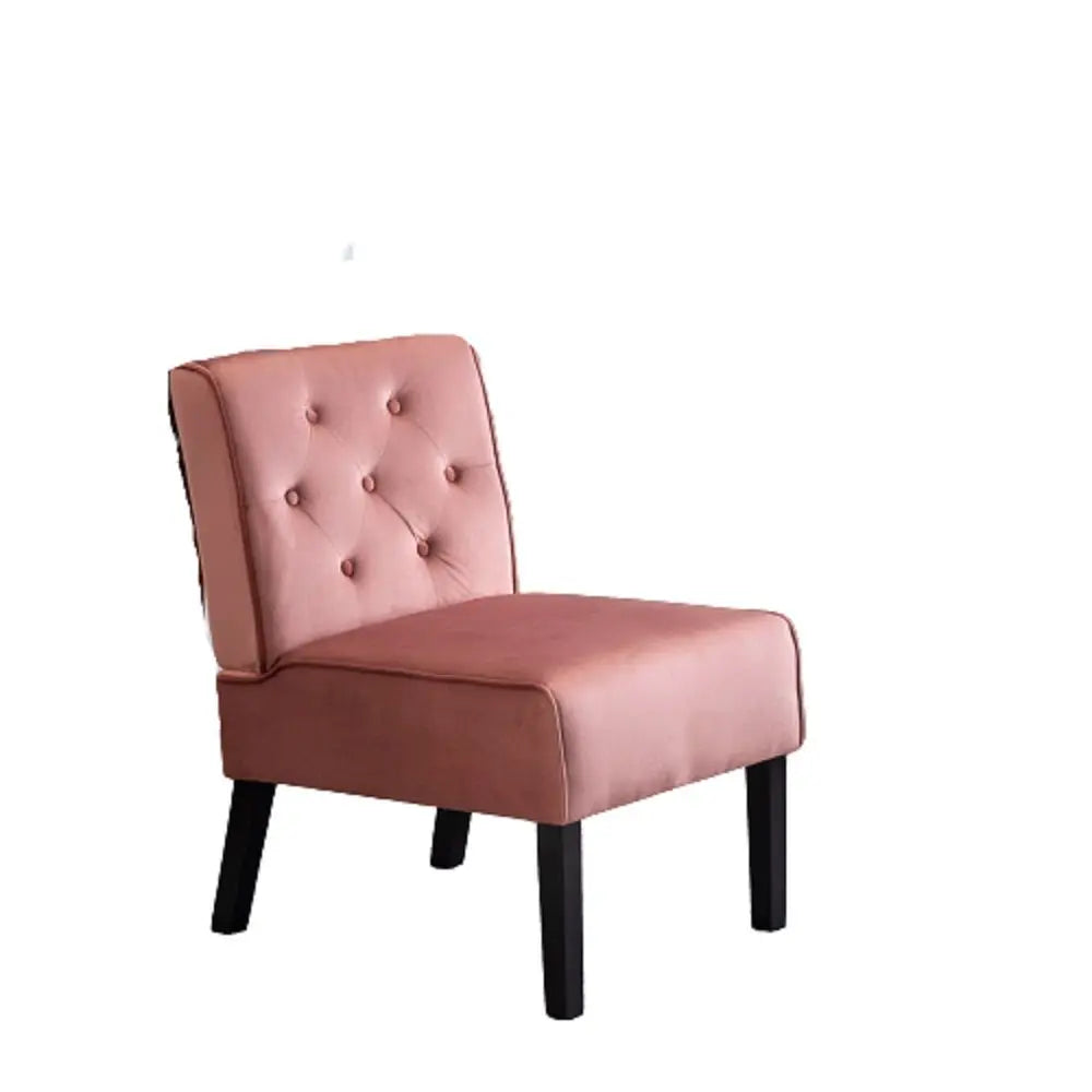 Reese - Living Room Armless Button Tufted Pattern Accent Chair (Set of 2) US Pride
