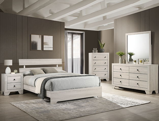 Atticus - Platform Bed In One Box Crown Mark
