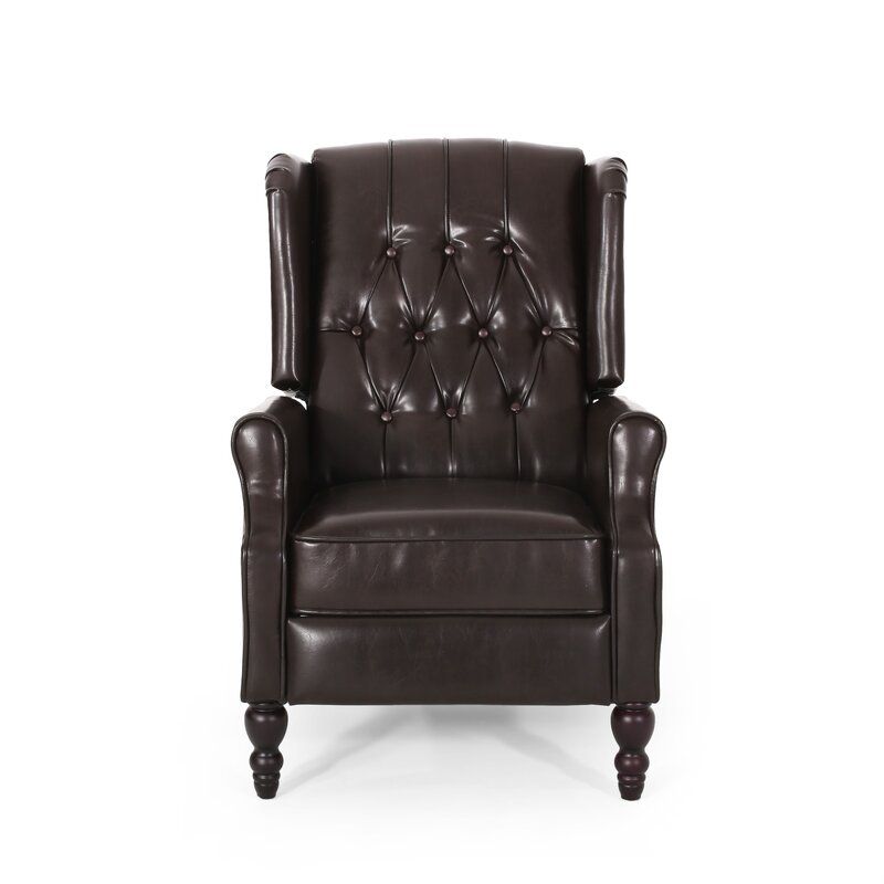 Tufted Arm Chair Recliner Noble House