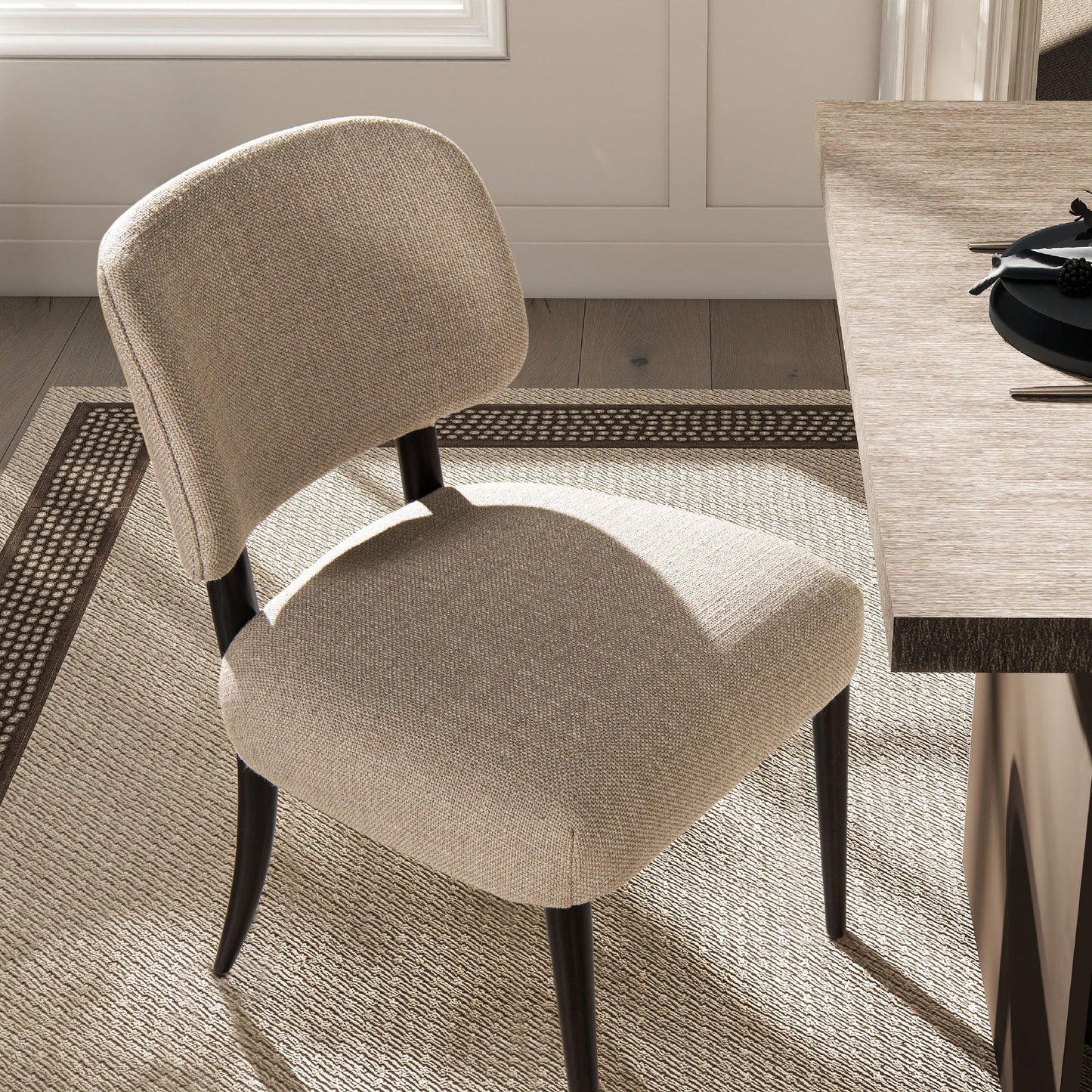 Harriet - Split Back Upholstered Dining Side Chair (Set of 2) - Merino Gray Jennifer Taylor Home