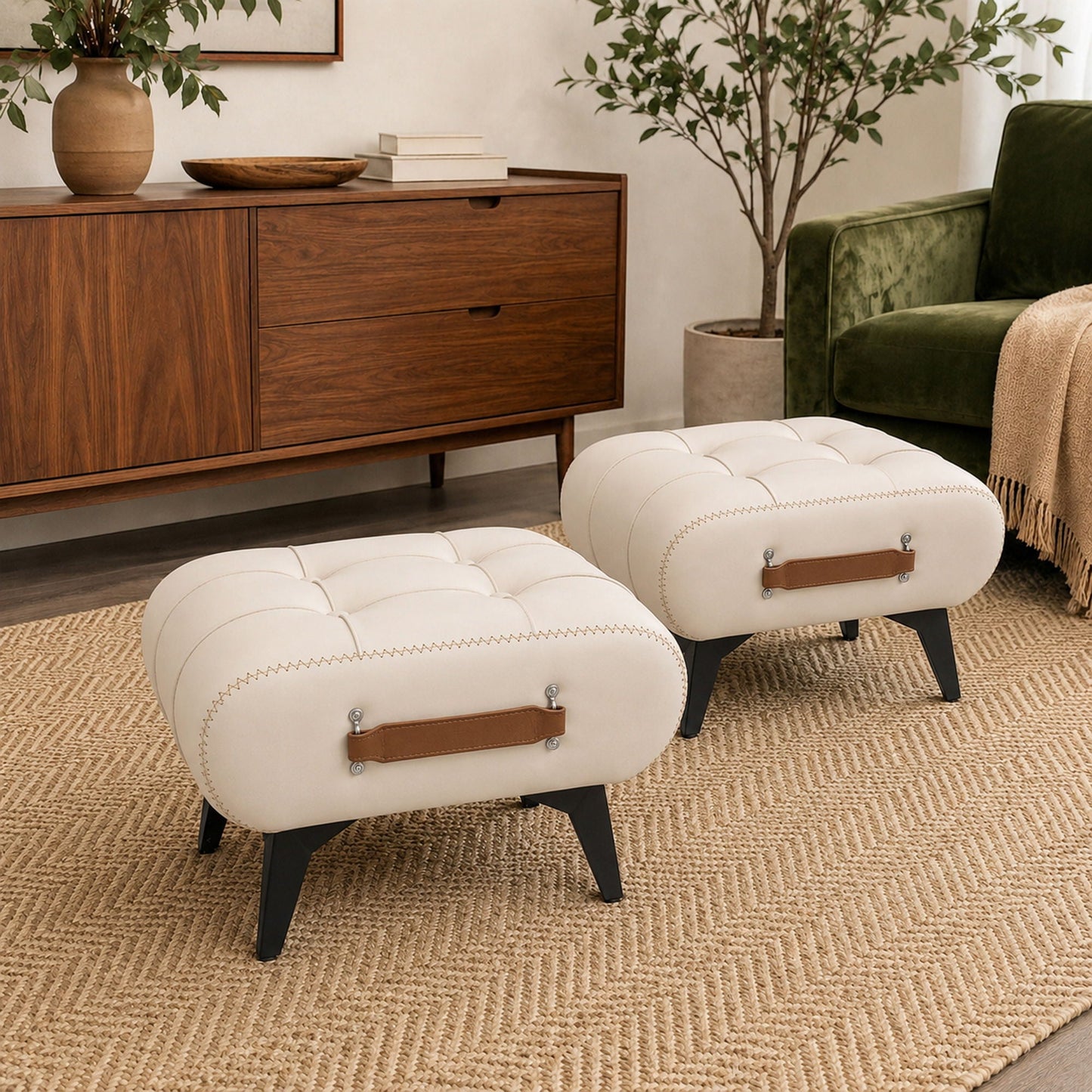 Minimalist Footstool With Hidden Storage Home Essentials