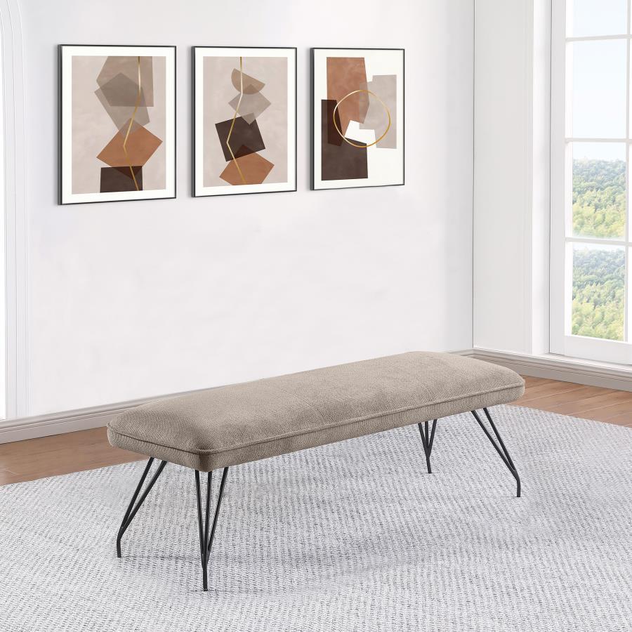 Dodson - Fabric Upholstered Dining Bench Coaster Fine Furniture