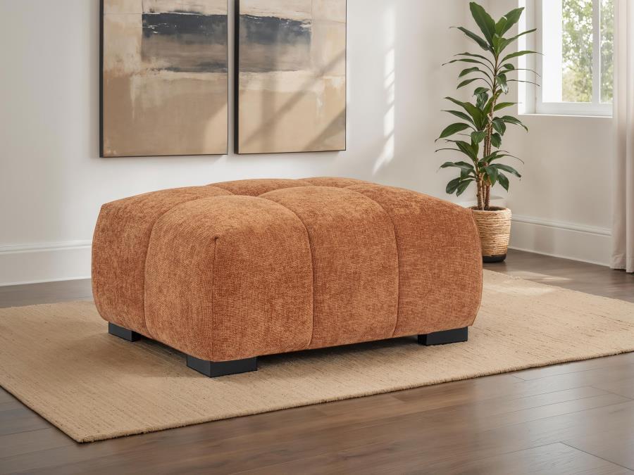 Octavia - Fabric Rectangular Upholstered Ottoman Coaster Fine Furniture