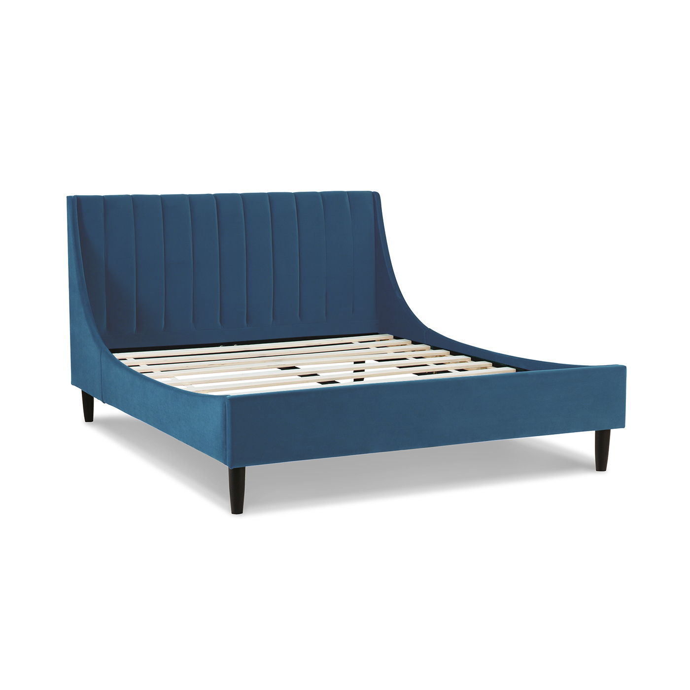 Aspen - Vertical Tufted Modern Headboard Platform Bed Set Jennifer Taylor Home