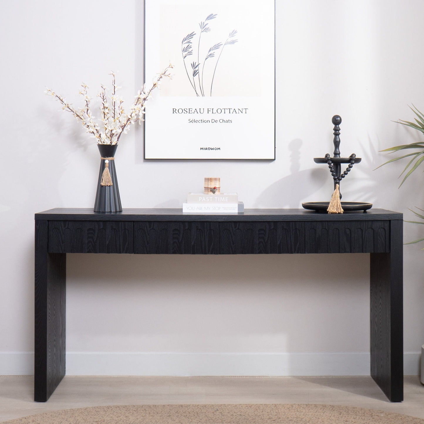 Modern Console Table With 4 Drawers, Entryway Table Home Essentials