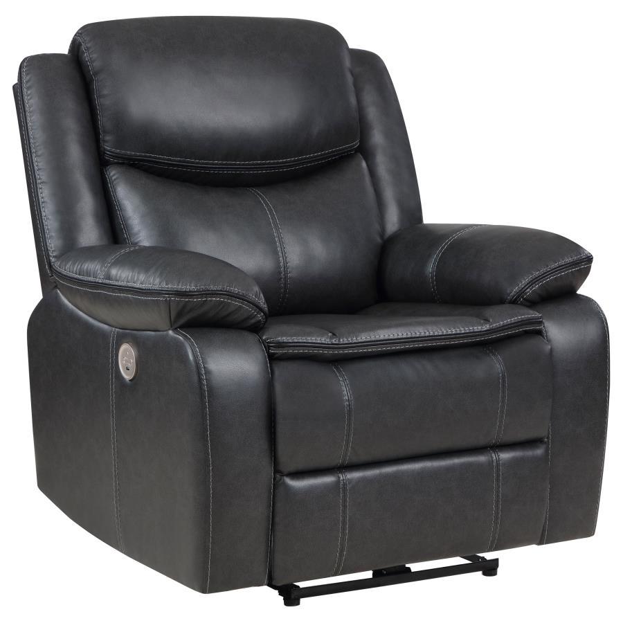 Sycamore - Upholstered Power Recliner Chair Coaster Fine Furniture