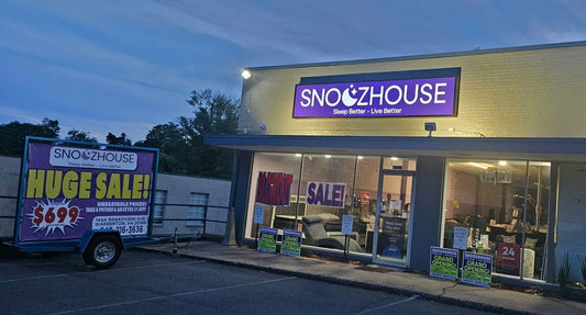 Our Brand New Store Front Sign! - Snoozhouse