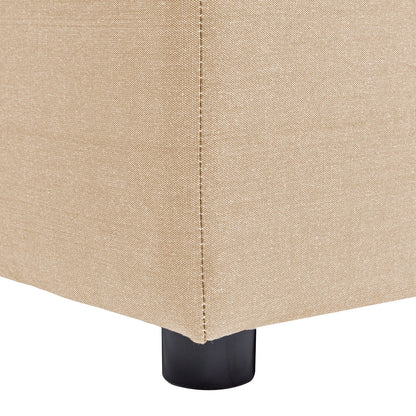 Cleo - Modular Upholstered Patio Ottoman Axroma Olefin Jennifer Taylor Home
