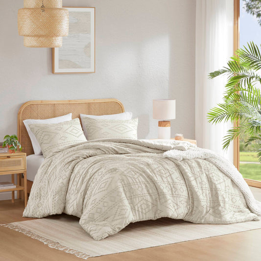 Gigi - King/California King Comforter Mini Set - Beige Super Listing