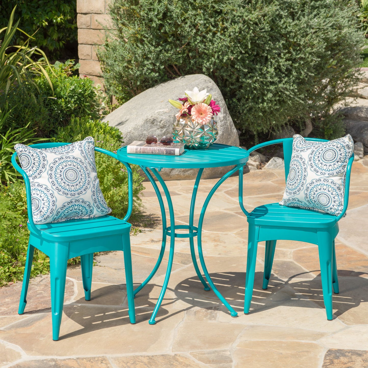 Colmar - 3 Piece Metal Set Noble House