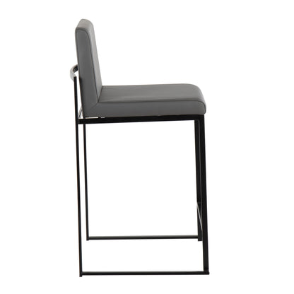 Fuji - Contemporary Modern Elegance, High Back Counter Stool Lumi Source