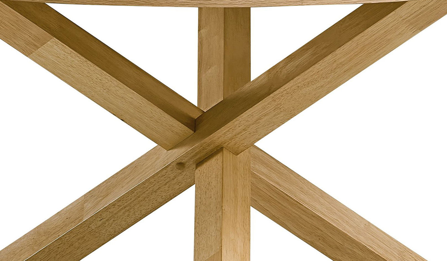Kasem - Round Dining Table - Oak Acme