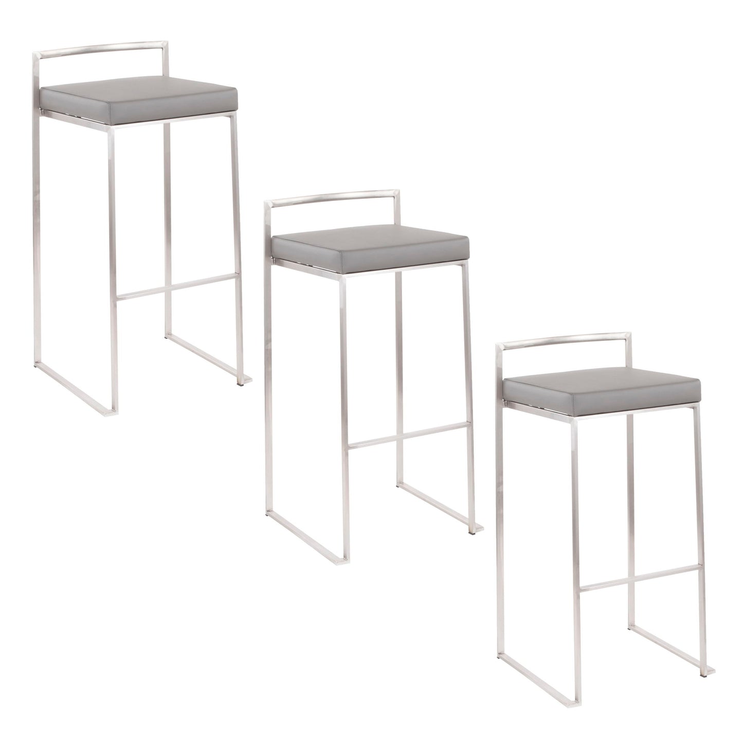 Fuji - Contemporary And Elegant Design Stackable Barstool Lumi Source