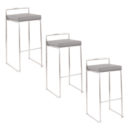 Fuji - Contemporary And Elegant Design Stackable Barstool Lumi Source
