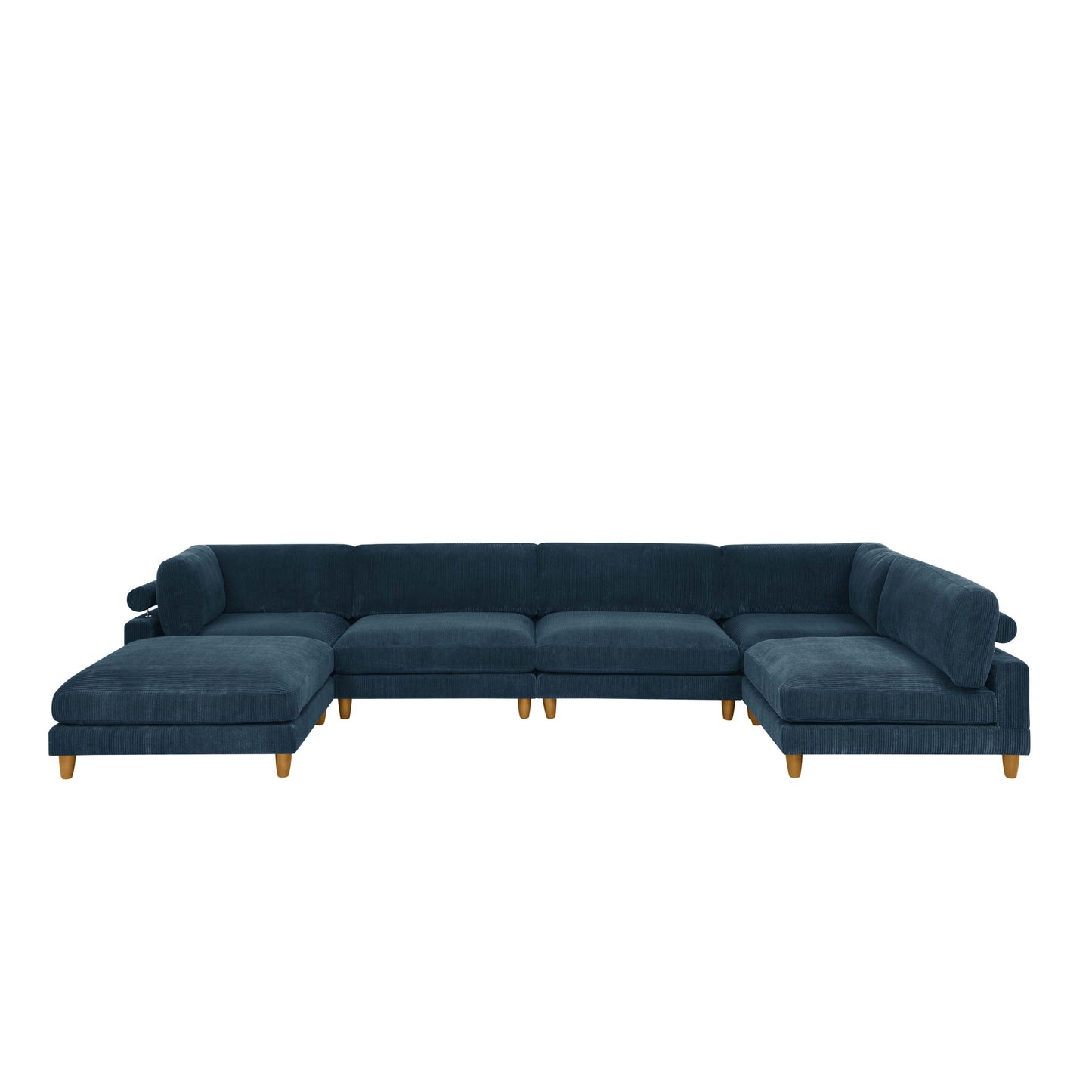 Modern Modular Sectional With Adjustable Back Support Home Essentials