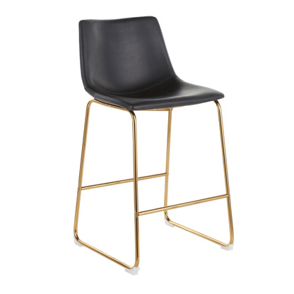 Duke - Contemporary Counter Stool (Set of 2) Lumi Source