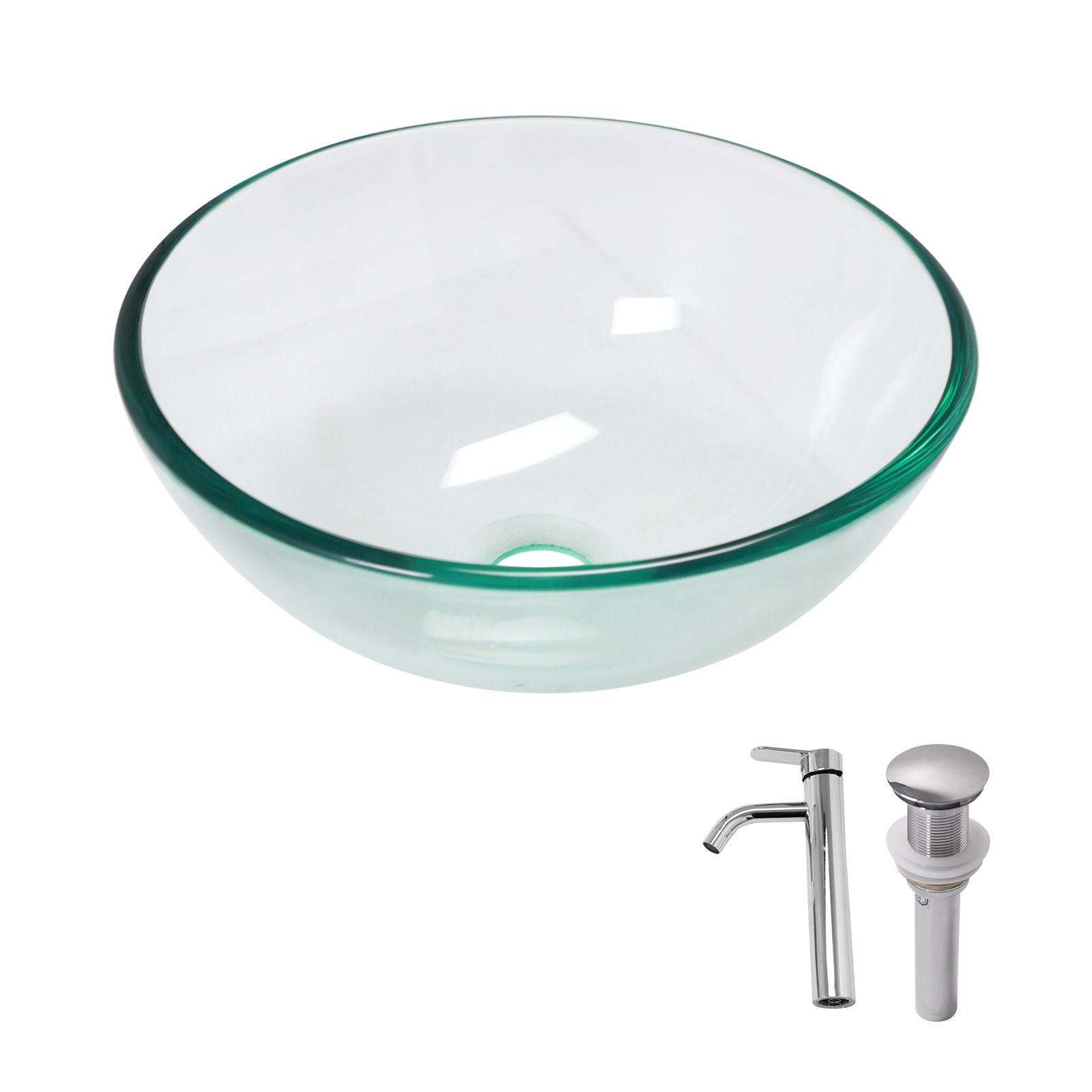 Vessel Sink With Faucet And Pop-Up Drain Daily Nest