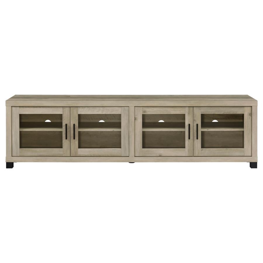 Sachin - 4-Door Engineered Wood TV Stand CoasterEssence