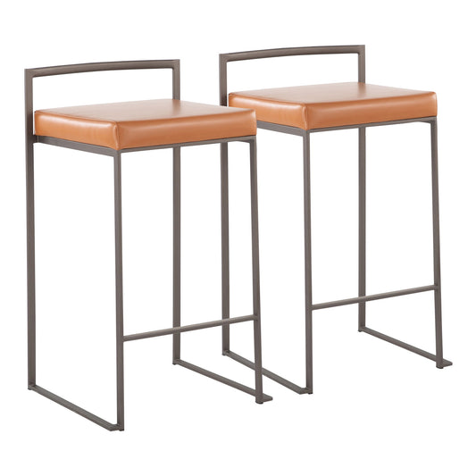 Fuji - Industrial Stackable Counter Stool Elegant Design Lumi Source
