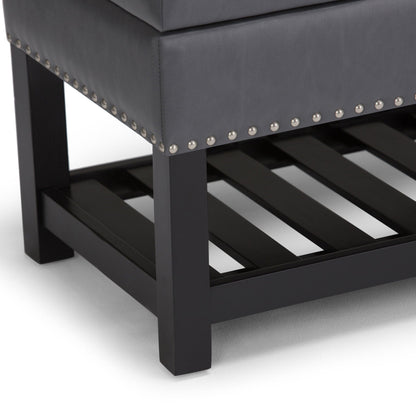 Lomond - Upholstered Storage Ottoman Bench Simpli-Home