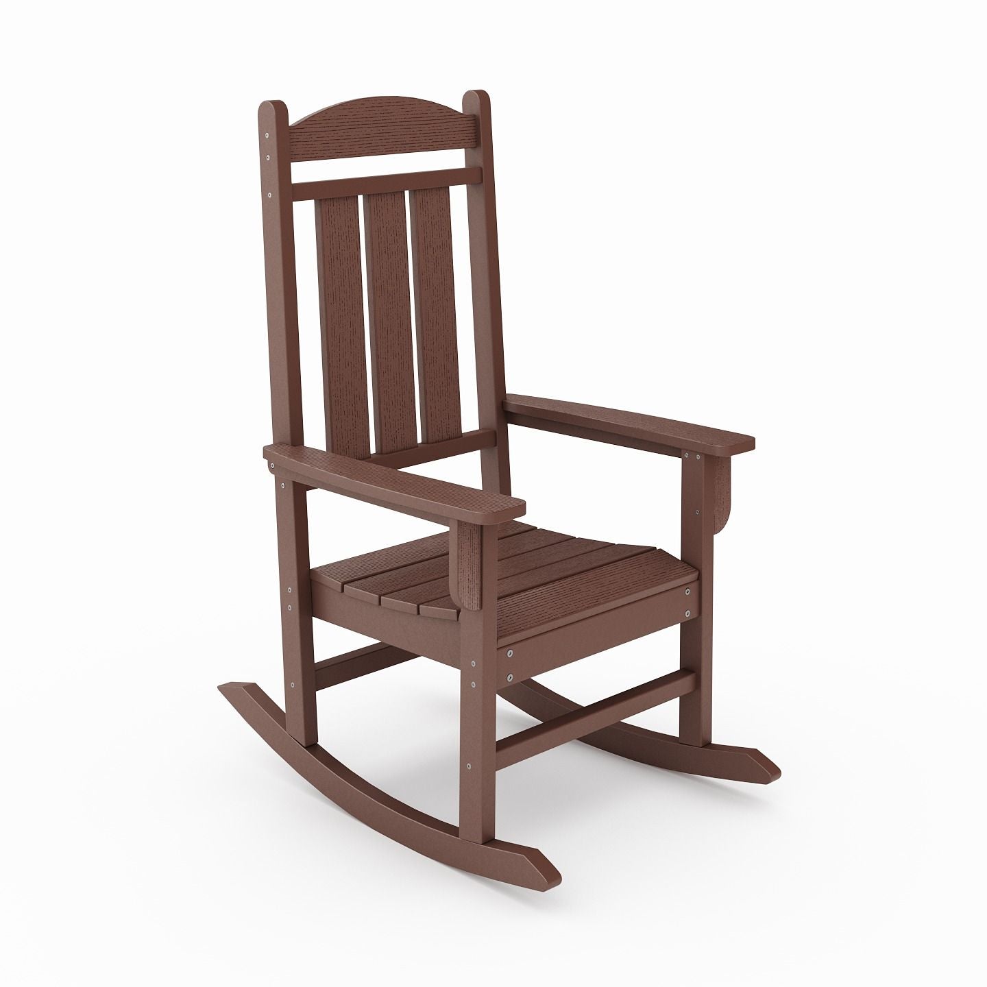 Traditional Porch Rocker Classic HDPE Poly Lumber For Porch, Patio, And Garden Comfort Home Essentials