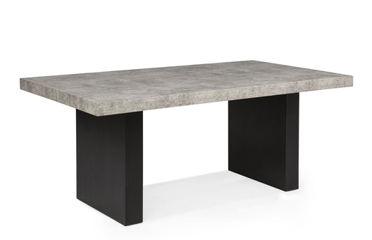 Sebastian - Dining Table - Black / Gray Crown Mark