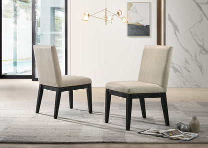 Jasper - Contemporary Fabric 19" Dining Chair (Set of 2) Lilola Home