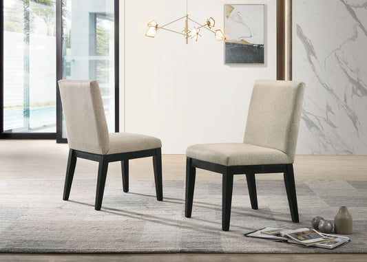 Jasper - Contemporary Fabric 19" Dining Chair (Set of 2) Lilola Home