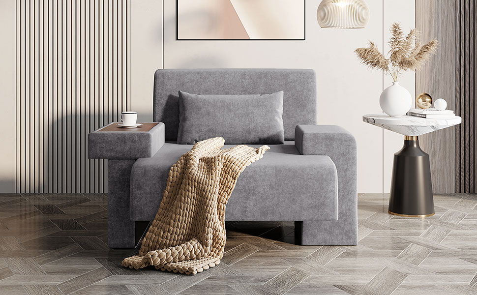 Modern Oversized Armchair With Soft Cushion For Living Room Hearth and Haven