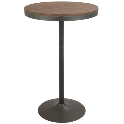 Dakota - Industrial Adjustable Bar Dinette Table Lumi Source
